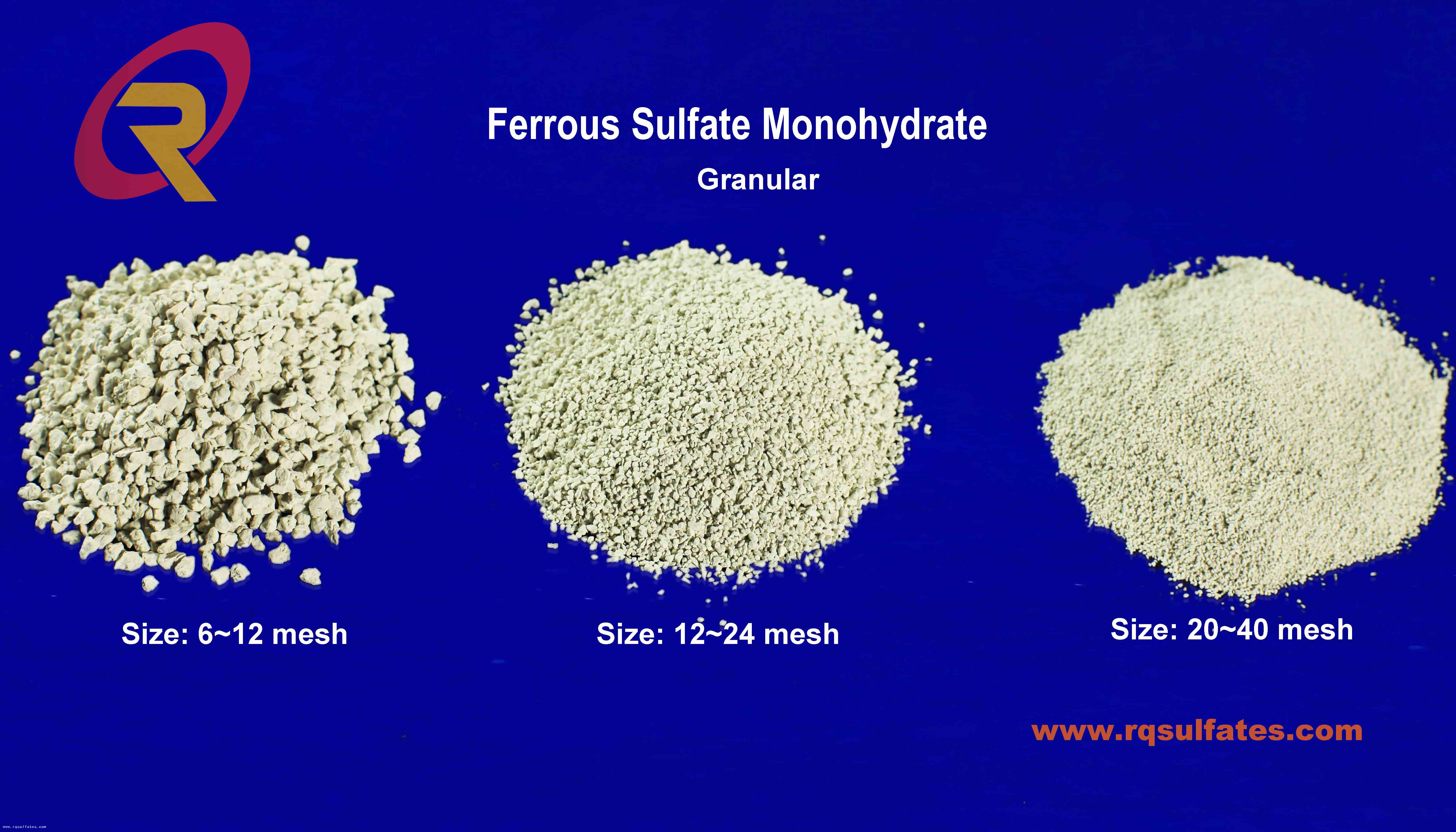 Сетка моногидрата сульфата железа 12-24 промышленного класса гранулированная